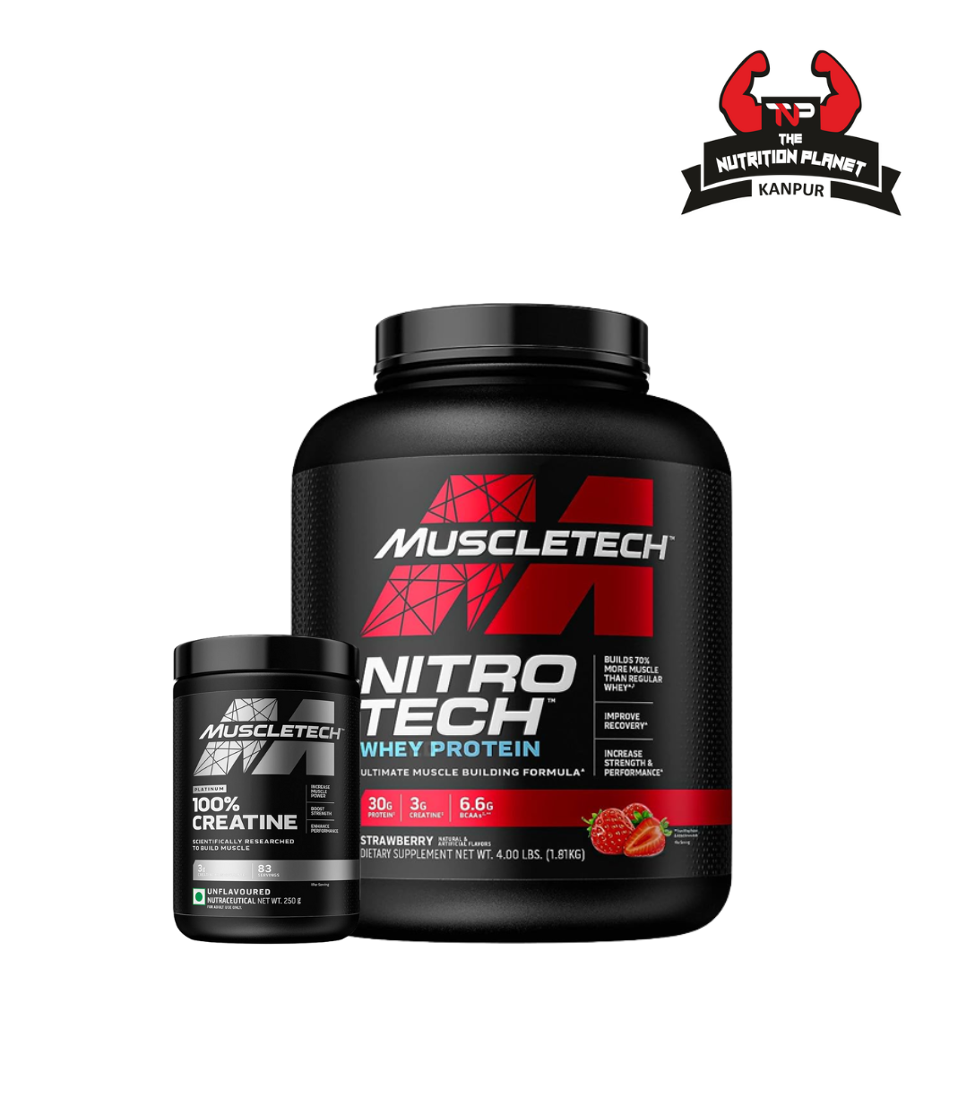 MuscleTech Nitrotech 100% Whey with Creatine 